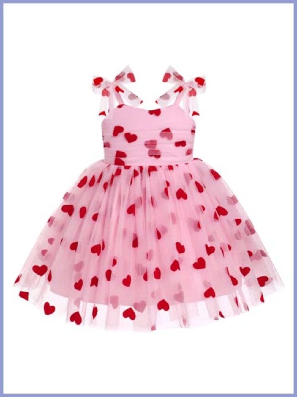 Toddler Girls Birthday Princess Lace Dress Bow Confetti Boho
